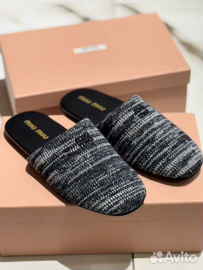 Тапочки Miu Miu женские