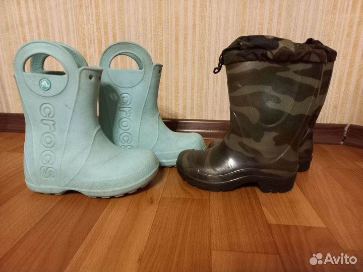 Резиновые сапоги crocs c10 17см