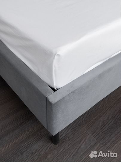 Постельное белье белое Бязь-гост, полуторка