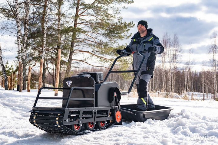 Мотобуксировщик Бурлак М2 LRK 15 л.с