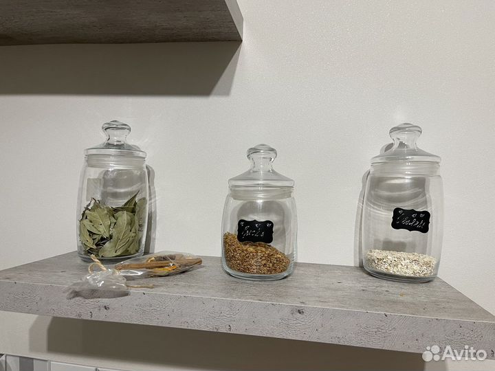 Банки стеклянные под сыпучее
