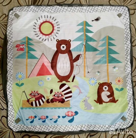 Игровой развивающий коврик-манеж 0+