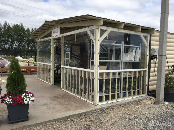 Мягкие окна для террас и беседок