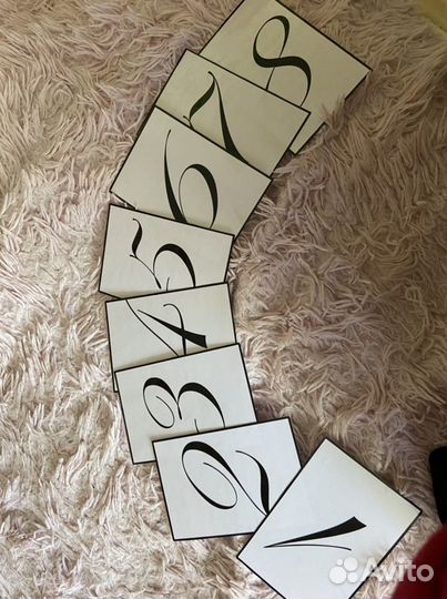 Нумерация столов