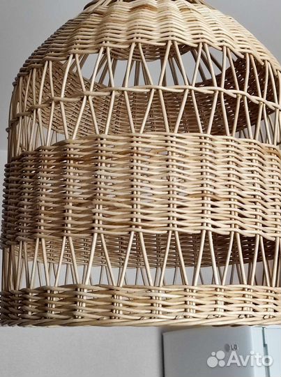 Абажур плетеный