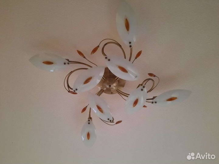 Люстра потолочная подвесная бу