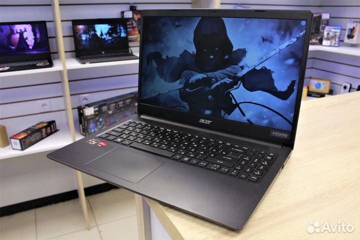 Современный ноутбук Acer \ Ryzen \ 8GB \ SSD