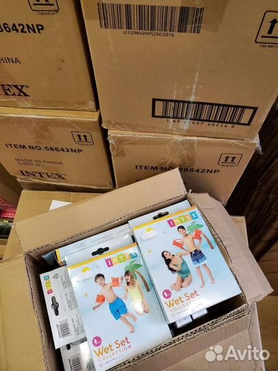 Нарукавники для плавания детские Intex опт