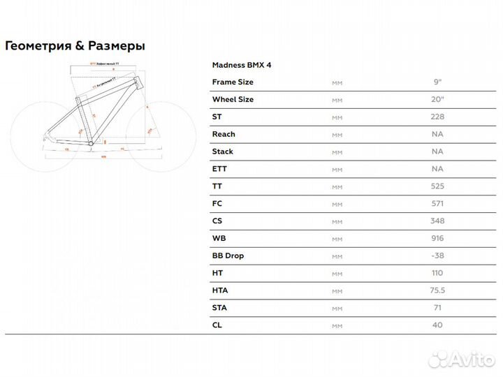 BMX велосипед stark Madness BMX 4 2024