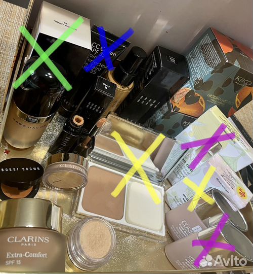 Много новой косметики Dior, clinique, guerlain