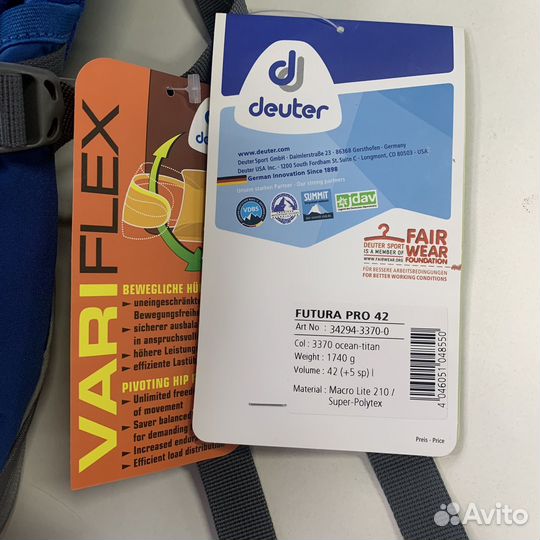 Новый Оригинал Рюкзак Deuter