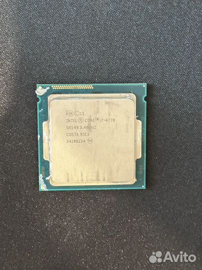 Процессор i7 4770 игровой 1150