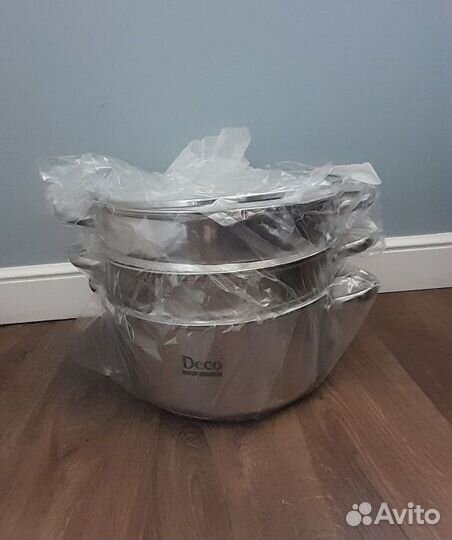 Deco мантоварка-пароварка 8 л. - новая