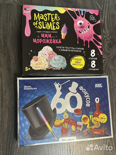 Настольные игры, пазлы, роботы