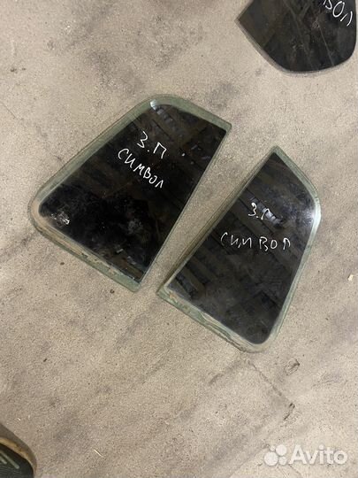 Форточки задних дверей Renault Symbol