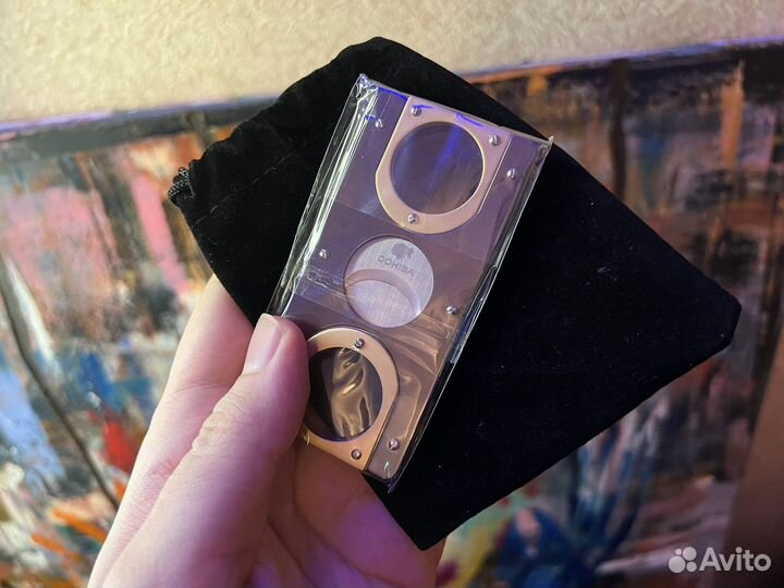 Гильотина Cohiba для сигар металлик