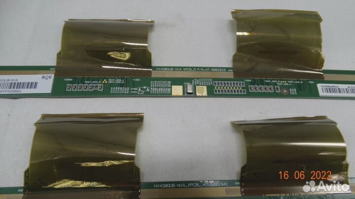 HV430QUB-N1A xpcb R 47-6002028 xpcb L 47-6001941