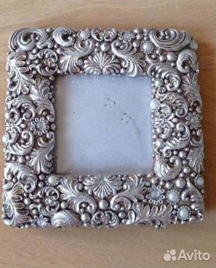 Фоторамка металлическая и стеклянная