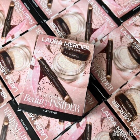 Laura mercier Набор пудра и тени