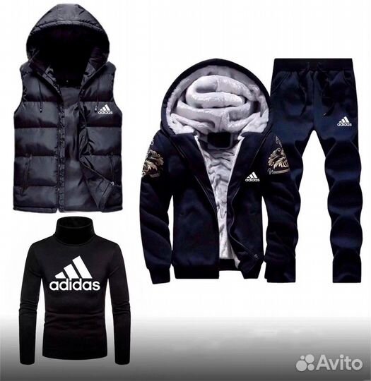 Комплект Adidas 4 в 1 теплый