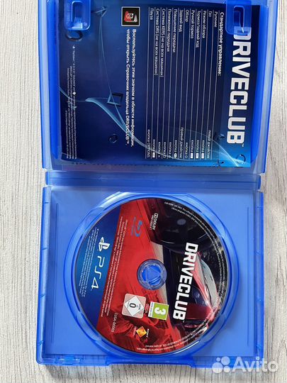 Игры для ps4 Driveclub
