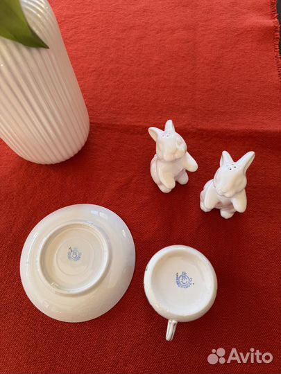 Чайная пара Полевые цветы, Песочное 1959 г