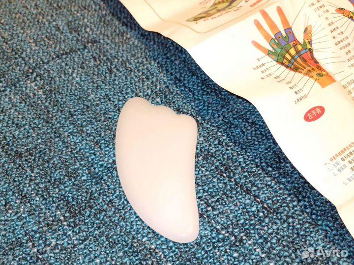 Скребок гуаша новый с огромной инструкцией на кит