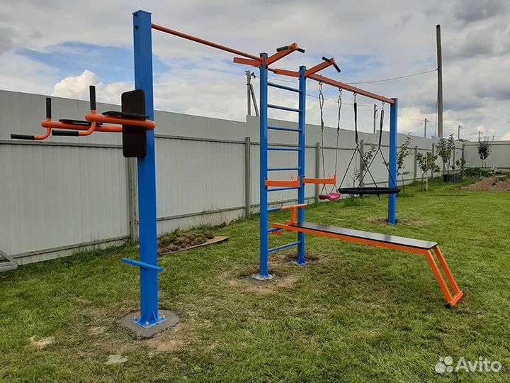Уличные турники, воркаут, детские комплексы