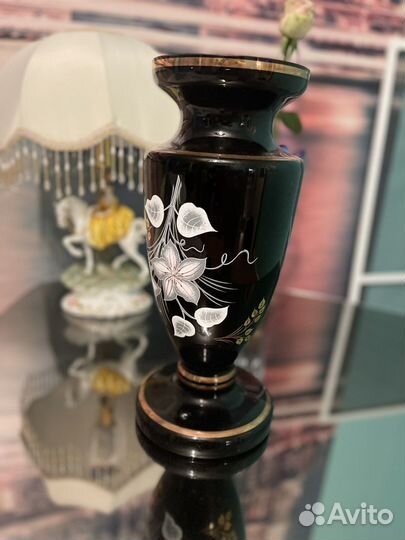 Ваза для цветов богемия чехия