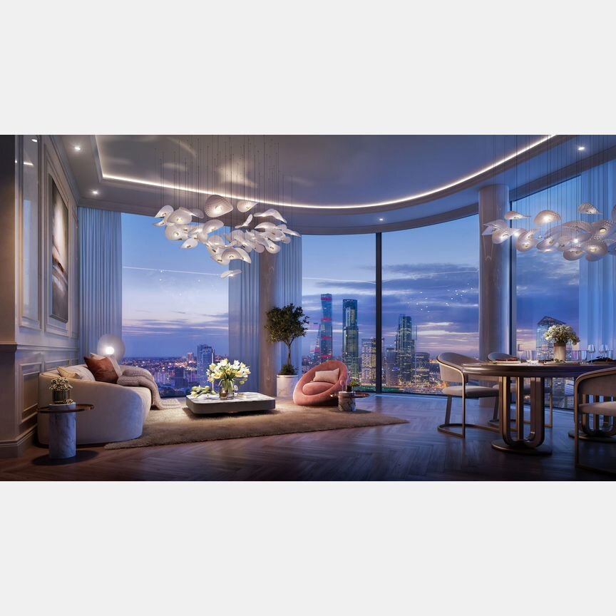 1-к. квартира, 45,7 м², 23/46 эт.