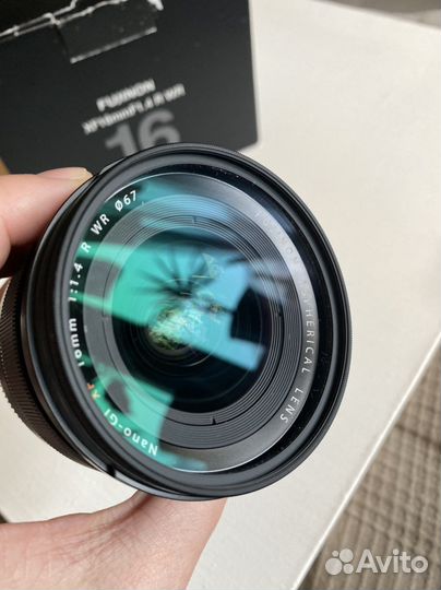 Объектив fujinon 16mm 1.4 r WR для fujifilm