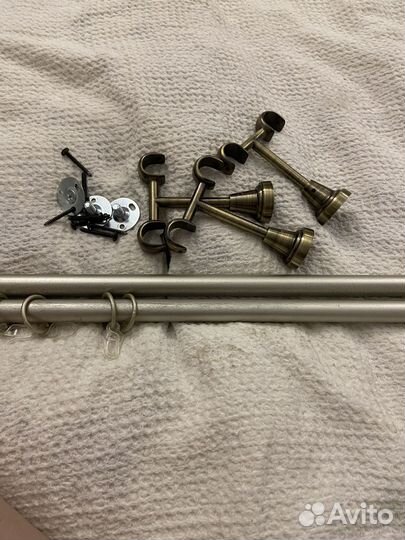 Карнизы для штор двухрядные бу