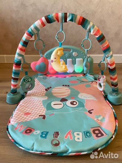 Развивающий коврик baby GO новый с пианино
