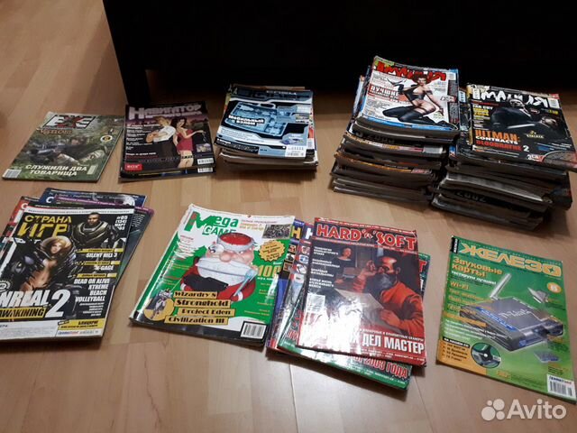 Журналы Игромания, Страна игр, EXE, Хакер и др
