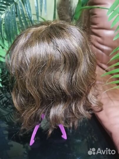 Парик из натуральных волос новый