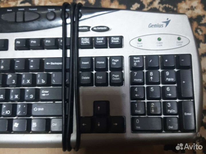 Genius KL-8210 и antirsl KBS-26 Scroll