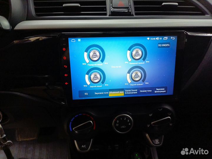 Магнитола android на kia rio 4