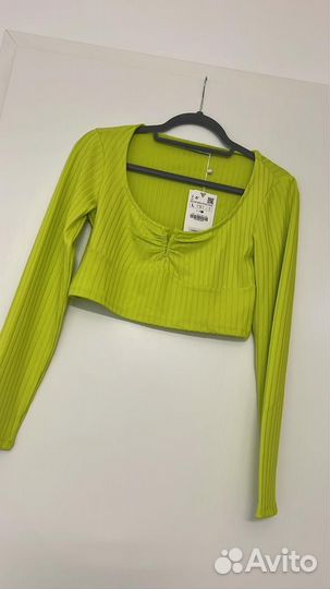 Zara langarm Crop top