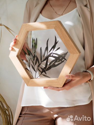 Декор для дома. Гербарий в стекле. Эвкалипт