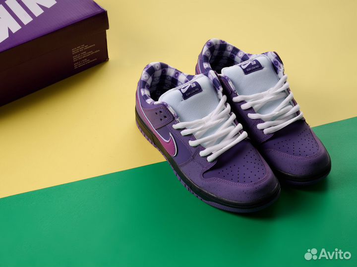 Nike Dunk Low SB Purple Lobster Х Concepts