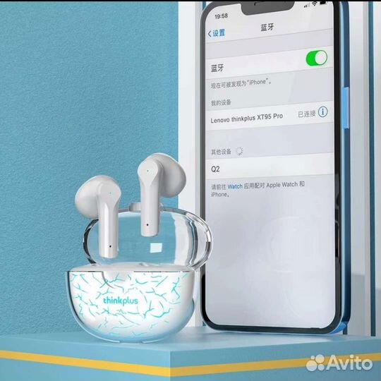Беспроводные наушники Lenovo XT95 Pro
