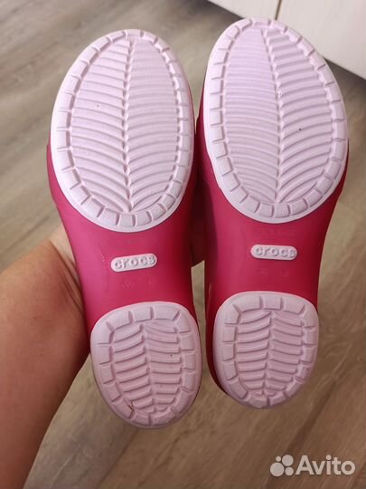 Crocs балетки W6 36- 37 р новые