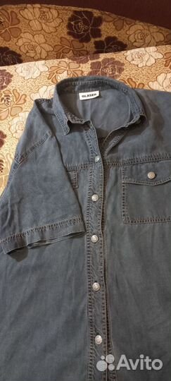 Джинсовая рубашка женская