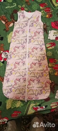 Утеплённый спальный мешок для малыша