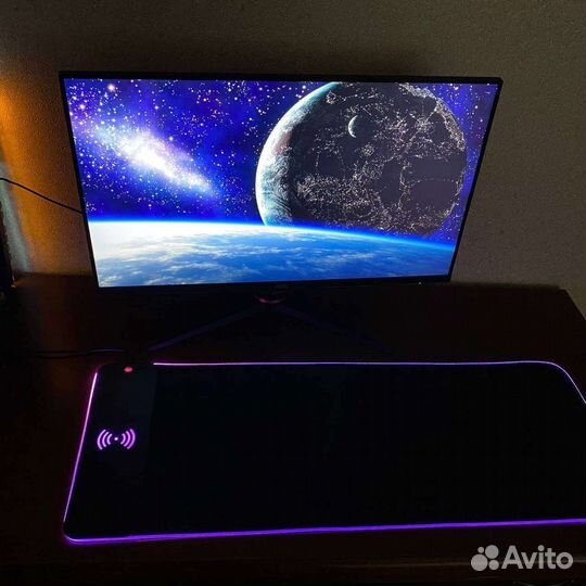 Игровой коврик для мыши с подсветкой