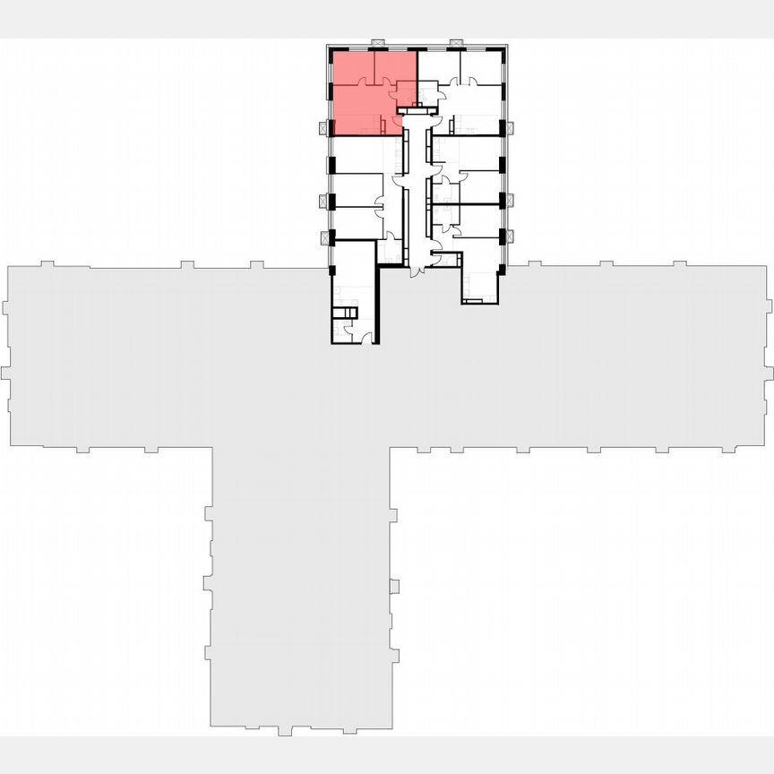 2-к. апартаменты, 52,6 м², 3/30 эт.