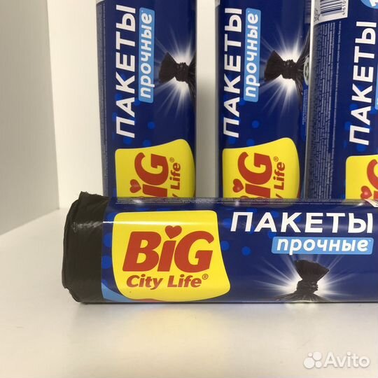 Пакеты для мусора 120л Big city life (10шт)