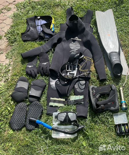 Костюм(снаряжение) для подводной рыбалки