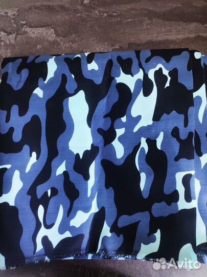 Отрезы ткани плащёвка камуфляж, сатин