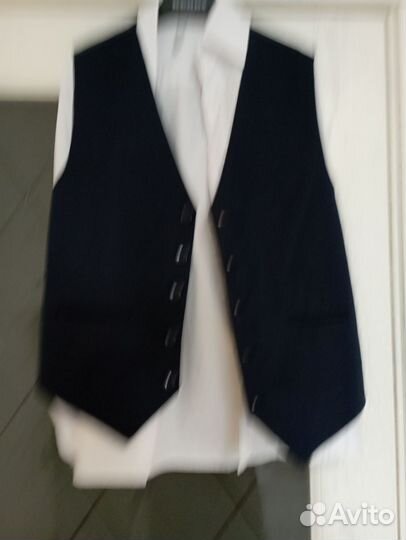 Школьный костюм для мальчика 134 синий